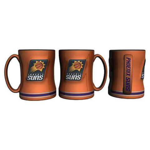 Phoenix Suns Coffee Mug 14oz Sculpted Relief Special Order