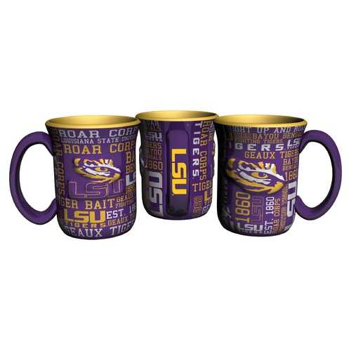 LSU Tigers Coffee Mug 17oz Spirit Style