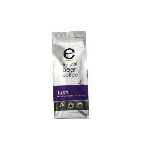Ethical Bean Lush Medium Dark Roast Coffee (6x12 Oz)