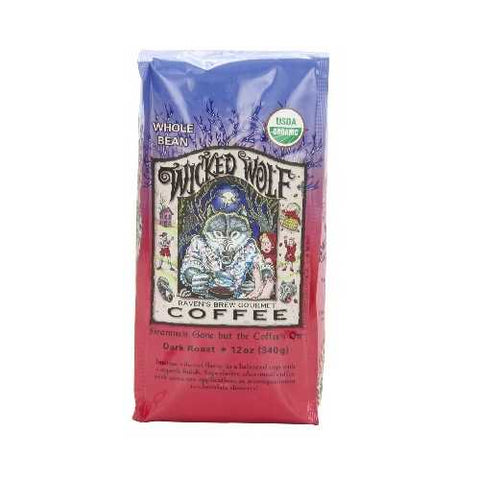 Raven's Brew Coffee Wckd WoLeaf Blend Bn (6x12OZ )