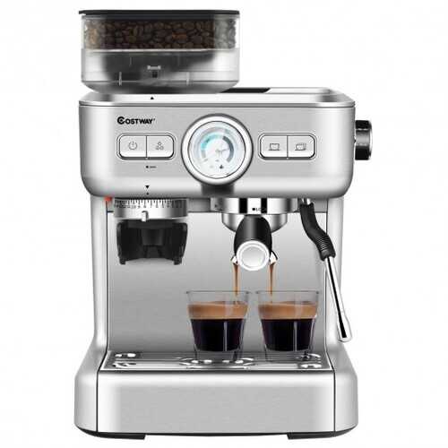 15 Bar Espresso Coffee Maker 2 Cup /w Built-in Steamer Frother and