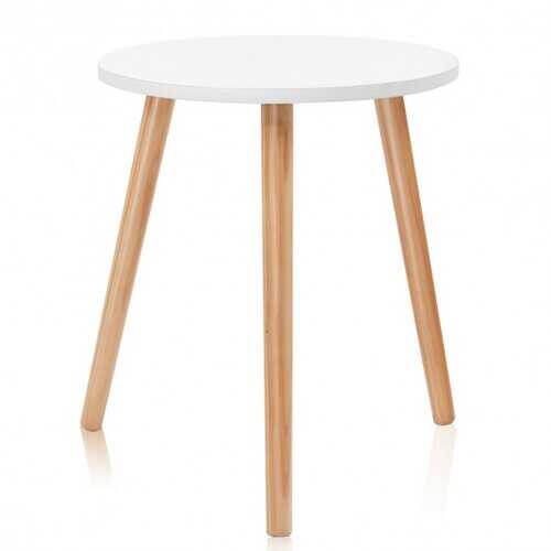 Small Modern Round Coffee Tea Side Table