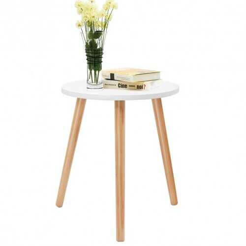 Small Modern Round Coffee Tea Side Table